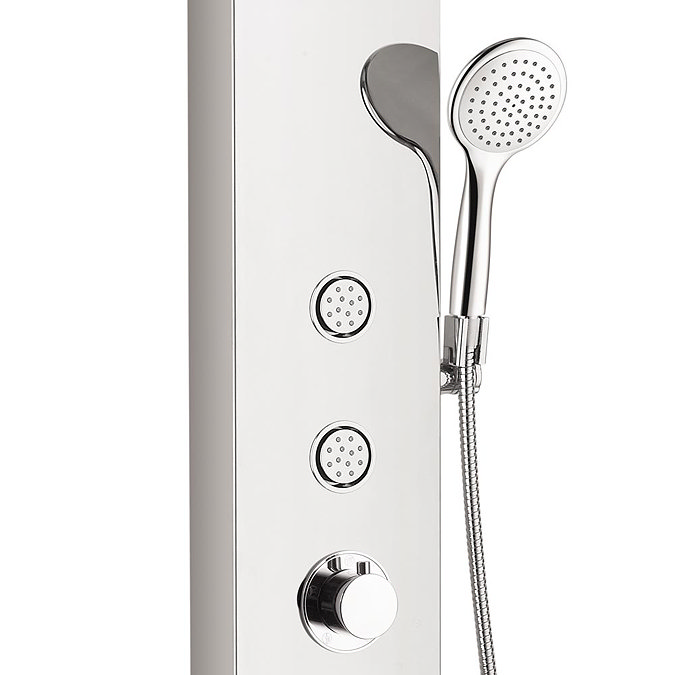 Orion Multi-Function Shower Tower Panel - Silver Feature Large Image