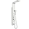 Orion Multi-Function Shower Tower Panel - Silver Large Image