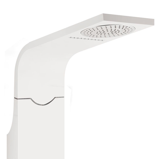 Orion Multi-Function Shower Tower Panel - White Profile Large Image