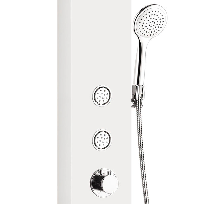 Orion Multi-Function Shower Tower Panel - White Feature Large Image