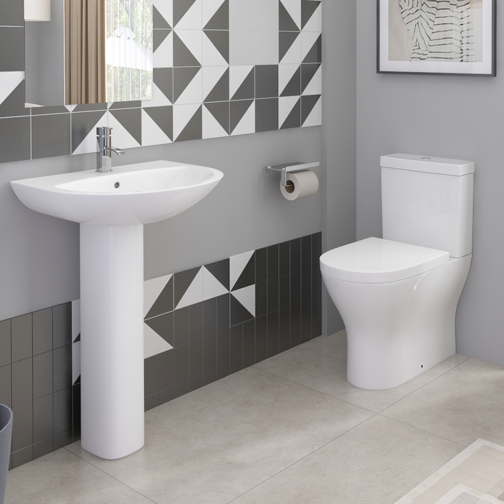 Orion Rimless Short Projection BTW Toilet + Soft Close Seat