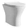 Orion Round Compact Back to Wall Toilet with Luxury Slim Soft Close Seat