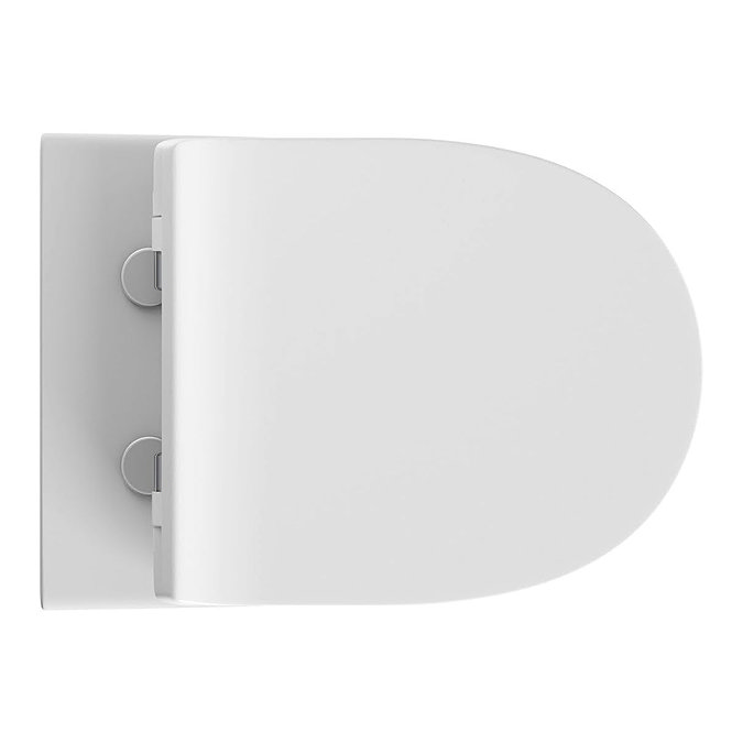 Orion Round Compact Back to Wall Toilet with Luxury Slim Soft Close Seat