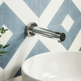 Orion Round Infrared Sensor Wall Mounted Bathroom Mixer Tap