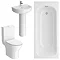Orion Small 5-Piece Bathroom Suite Profile Large Image