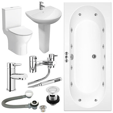 Orion Spa Complete Bathroom Suite Package  Standard Large Image