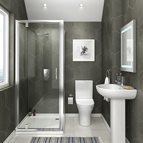 Orion Space-Saving En-Suite Bathroom Large Image