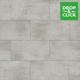 Orion Stone Grey Luxury Click Vinyl 610 x 305 Waterproof Wall Tiles (Pack of 14)