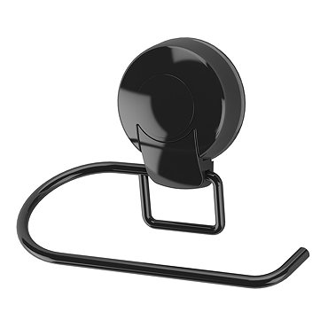 Orion SuctionLoc Black Toilet Roll Holder  Profile Large Image