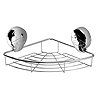 Orion SuctionLoc Chrome Corner Shower Basket Large Image