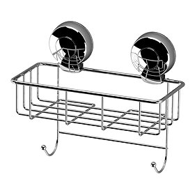 Orion SuctionLoc Chrome Sponge Basket Large Image