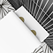 Orion Toilet Seat Hinge Cover Caps Brushed Brass - Diameter 51mm