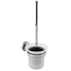 Orion Wall Mounted Toilet Brush & Holder - Chrome Large Image