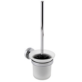 Orion Wall Mounted Toilet Brush & Holder - Chrome Large Image