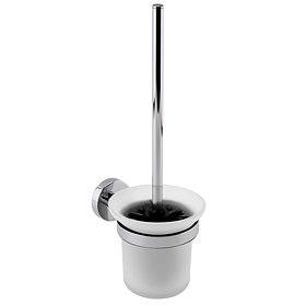 Orion Wall Mounted Toilet Brush & Holder - Chrome Large Image