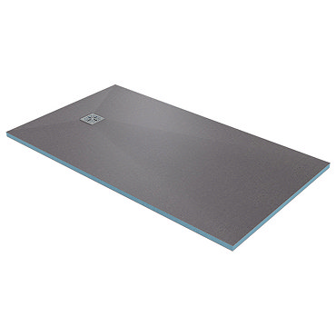 Orion Wetroom Rectangular Shower Tray Former (End Waste)  Profile Large Image