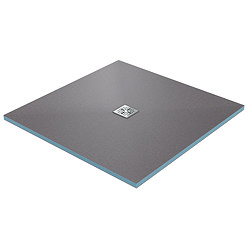 Orion Wetroom Square Shower Tray Former (Centre Waste) Large Image