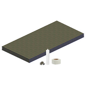 Orion Wetroom Tile Backer Board Floor Kit Large Image