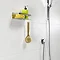 Orion White 375 x 650mm Waterproof Wall Tile Shower Panels Large Image