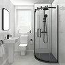 Orion White Arctic Sparkle 2400x1000x10mm PVC Shower Wall Panel Large Image