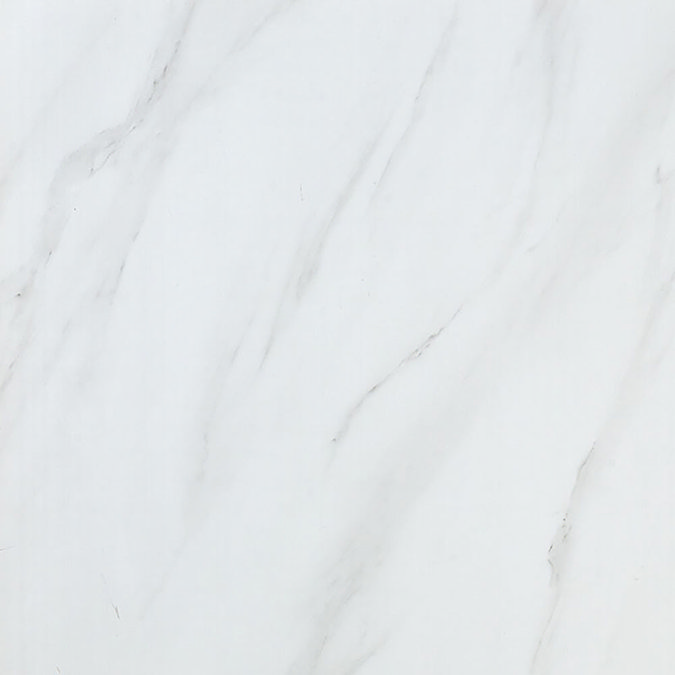 Orion White Marble 2400x1000x10mm PVC Shower Wall Panel  Profile Large Image