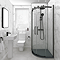 Orion White Marble 2400x1000x10mm PVC Shower Wall Panel