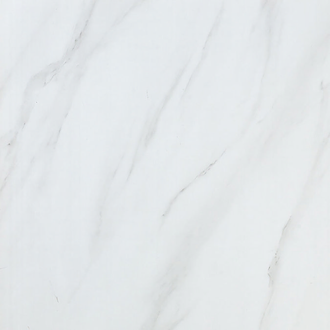 Orion White Marble 2400x1000x10mm PVC Shower Wall Panel