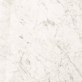Orion White Marble Gloss 2700x250x8mm PVC Shower Wall/Ceiling Panels Medium Image