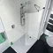 Orion White Sparkle Gloss 2700x250x8mm PVC Shower Wall/Ceiling Panels Large Image