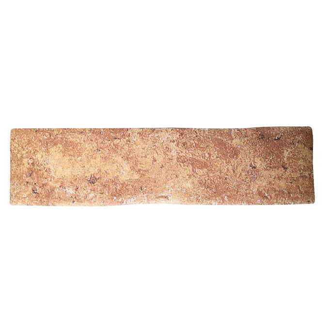 Orlando Red Porcelain Wall Tile - 75 x 300mm In Bathroom Large Image