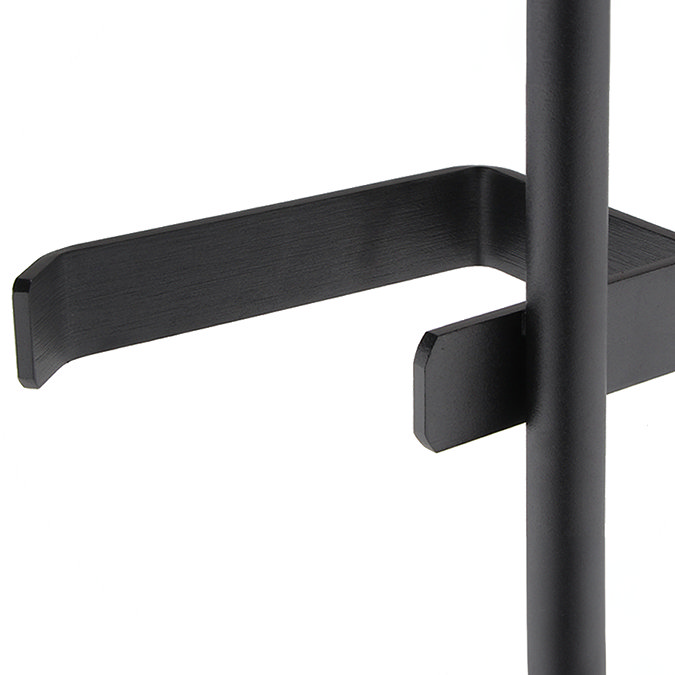 Osaka Freestanding Toilet Roll Holder - Matt Black