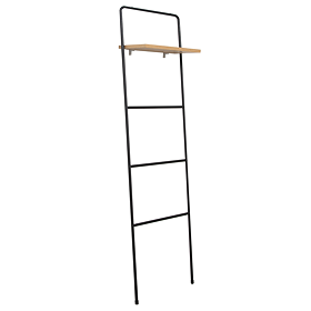 Osaka Ladder Rail with Shelf - Light Oak