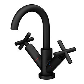 Osaka Mono Basin Mixer Tap Matt Black