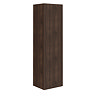 Osaka Slatted Dark Oak 1 Door Wall Hung Tall Storage Unit