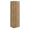 Osaka Slatted Oak 1600mm Wall-Hung Single Door Tall Storage Unit