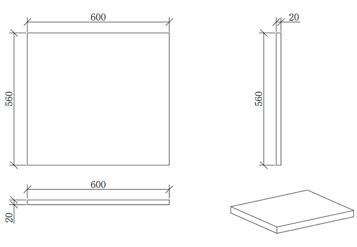 Osaka Slatted Oak 600mm Wall Hung 2-Drawer Countertop Vanity Unit with White Stone Worktop