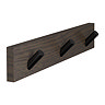 Osaka Wall Hook Hanger Bracket - Dark Oak