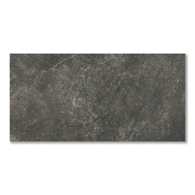 Oscura Black Stone Effect Wall and Floor Tiles - 303 x 613mm