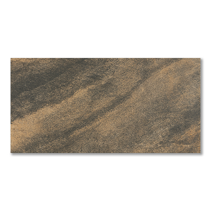 Oscura Brown Stone Effect Wall and Floor Tiles - 303 x 613mm