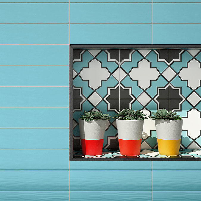 Otley Patterned Wall and Floor Tiles - 200 x 200mm