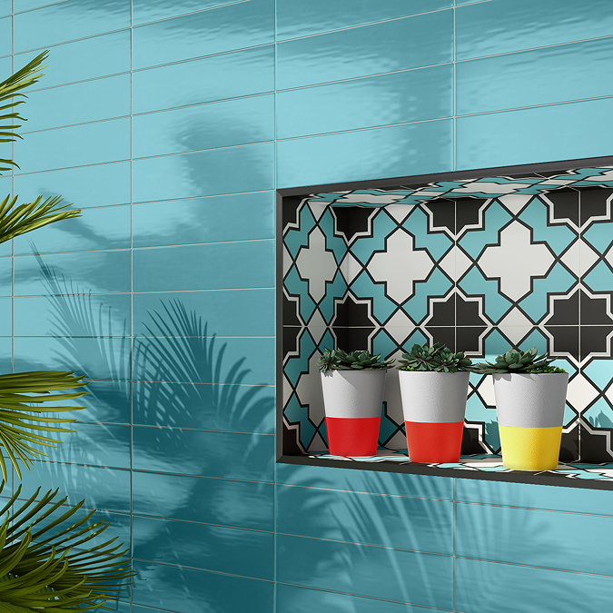 Otley Patterned Wall and Floor Tiles - 200 x 200mm