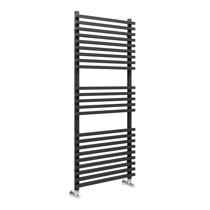 Otsu Anthracite W500 x H1170mm Heated Towel Rail