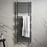 Otsu Anthracite W500 x H1400mm Heated Towel Rail