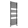 Otsu Matt Black W500 x H1400mm Heated Towel Rail