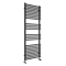 Otsu Matt Black W500 x H1400mm Heated Towel Rail