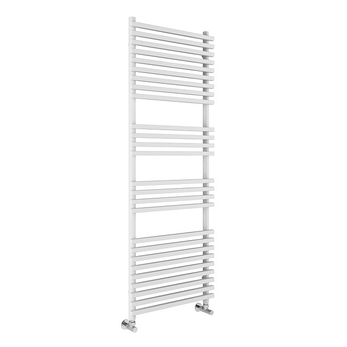 Otsu White W500 x H1400mm Heated Towel Rail