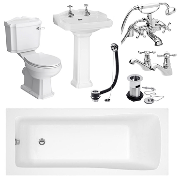 Oxford 1600 Complete Bathroom Package Profile Large Image