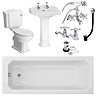 Oxford Complete Traditional Bathroom Package (1700 x 700mm) 