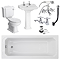 Oxford Complete Traditional Bathroom Package (1700 x 700mm) 
