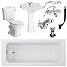 Oxford Complete Traditional Bathroom Package (1700 x 700mm) 
